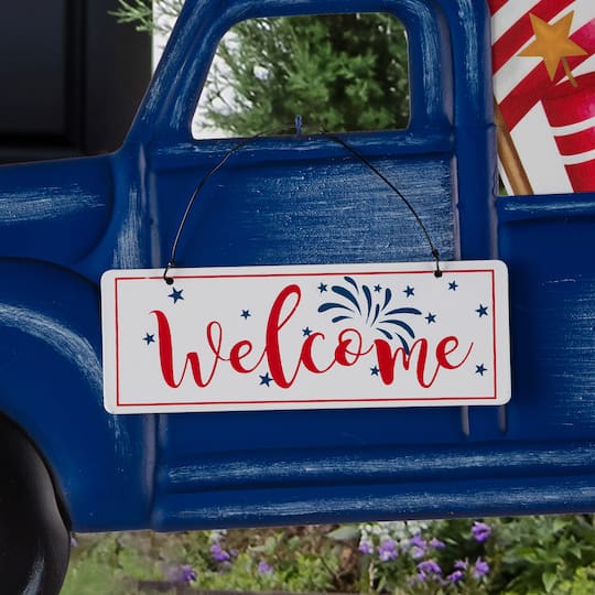 Glitzhome® 24" Metal American Truck Yard Stake